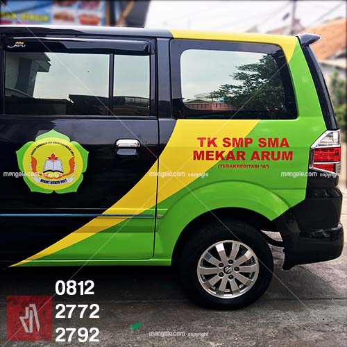 Detail Desain Stiker Mobil Nomer 55