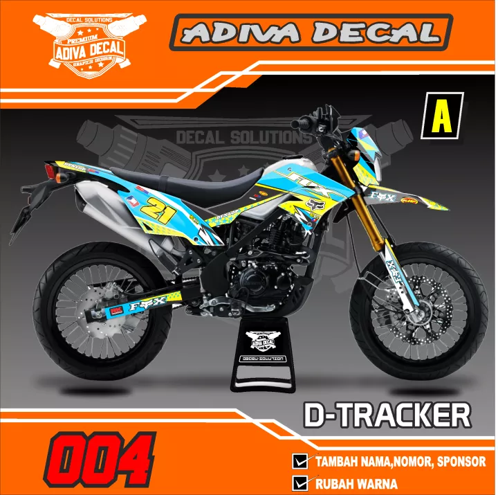 Detail Desain Stiker Motor D Tracker Nomer 54