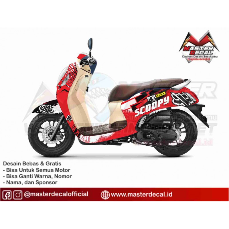 Detail Desain Stiker Motor Scoopy Nomer 14