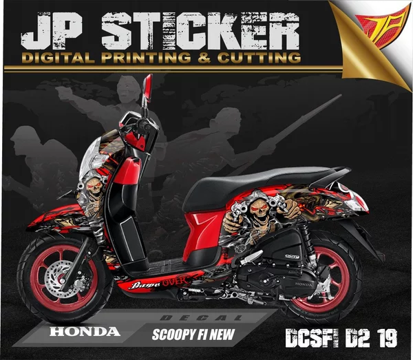 Detail Desain Stiker Motor Scoopy Nomer 15