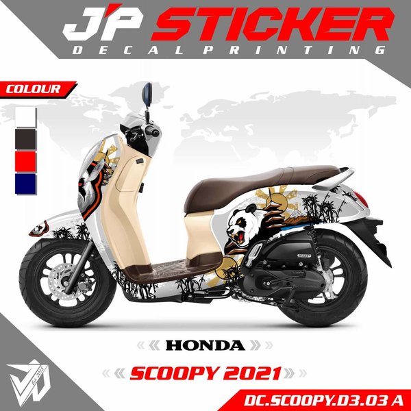 Detail Desain Stiker Motor Scoopy 2018 Nomer 16