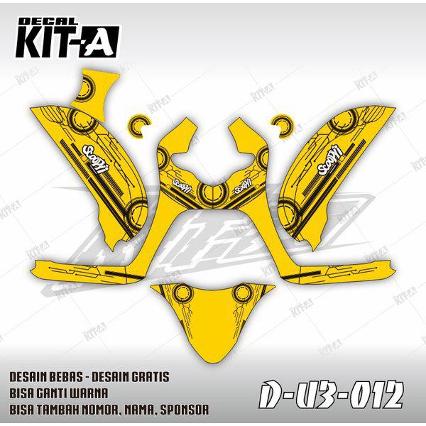 Detail Desain Stiker Motor Scoopy 2018 Nomer 22