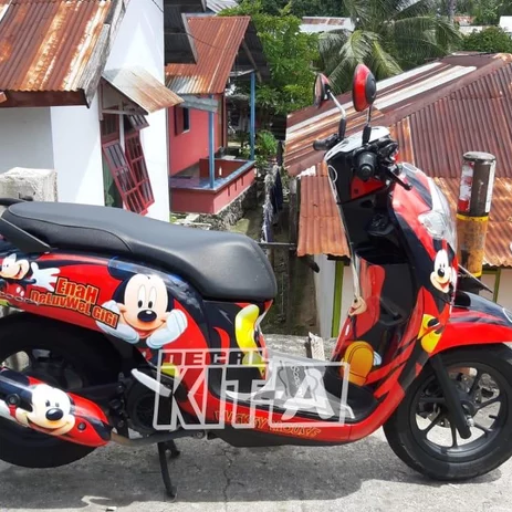 Detail Desain Stiker Motor Scoopy 2018 Nomer 54