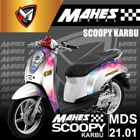 Detail Desain Stiker Motor Scoopy 2018 Nomer 9