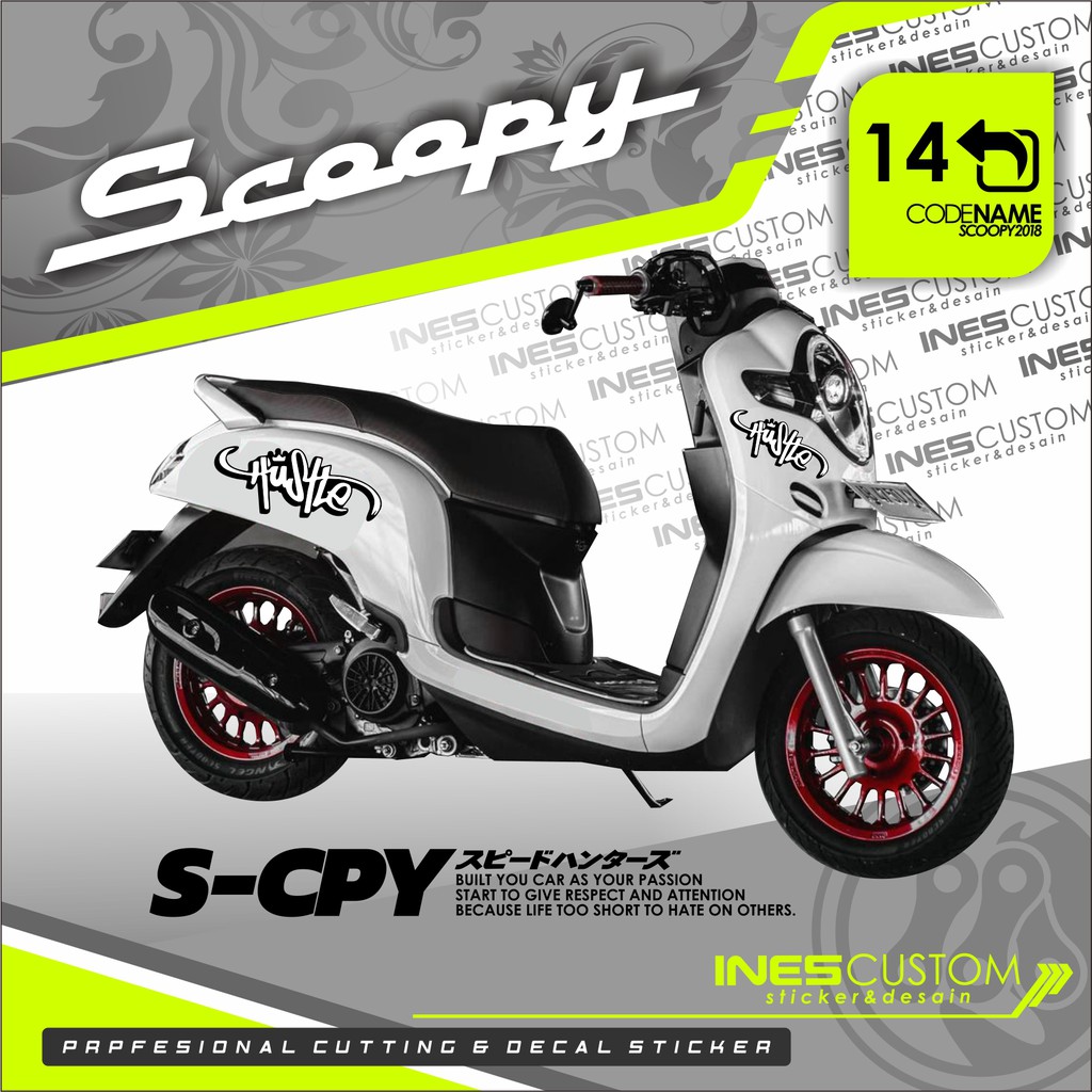 Detail Desain Stiker Motor Scoopy Nomer 22