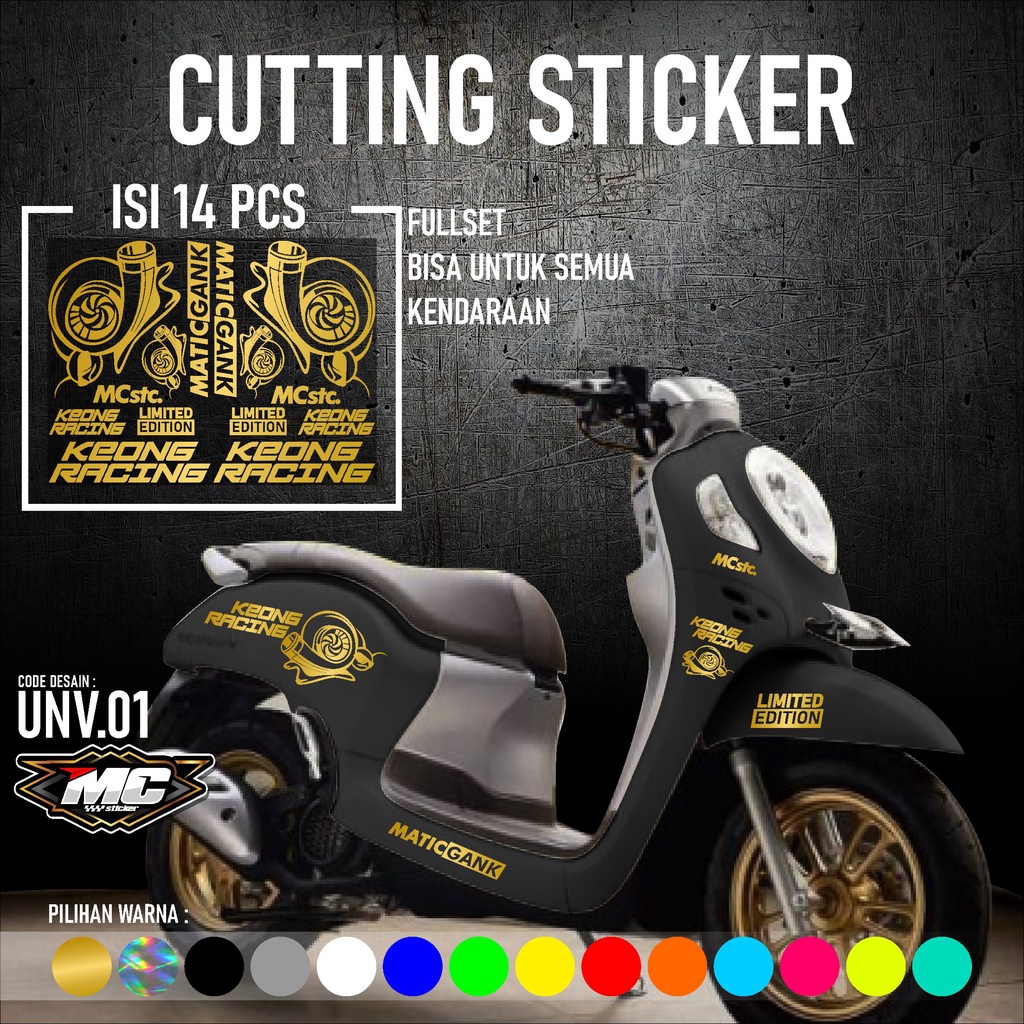 Detail Desain Stiker Motor Scoopy Nomer 37