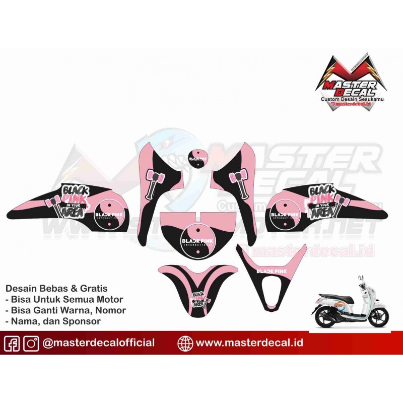 Detail Desain Stiker Motor Scoopy Nomer 40