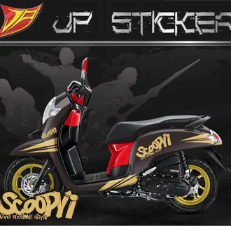 Detail Desain Stiker Motor Scoopy Nomer 9