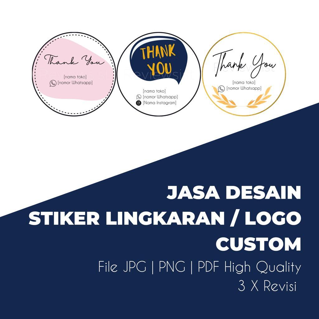 Detail Desain Stiker Nama Nomer 38