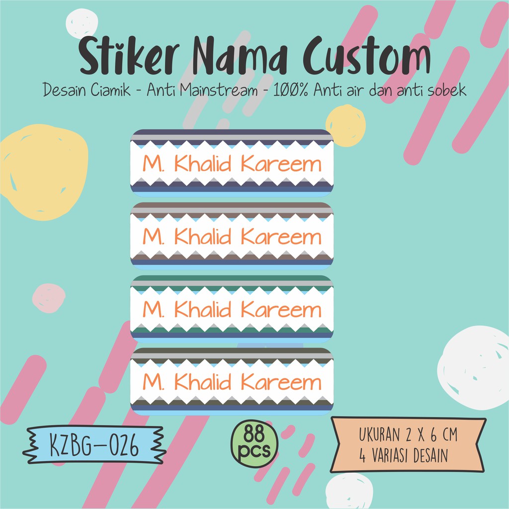 Detail Desain Stiker Nama Sekolah Nomer 51