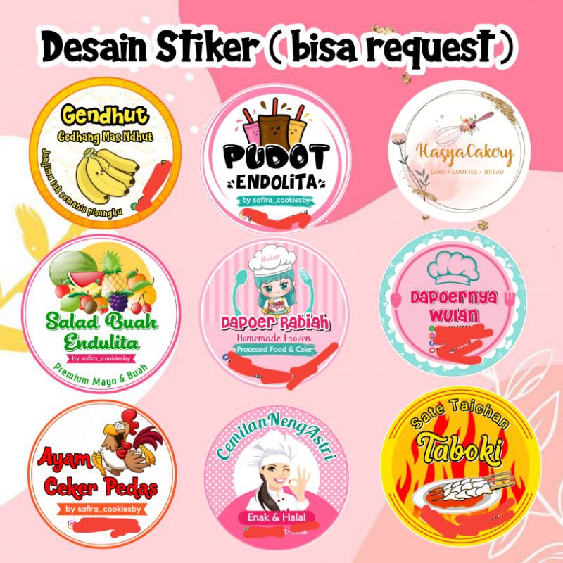 Detail Desain Stiker Produk Nomer 12