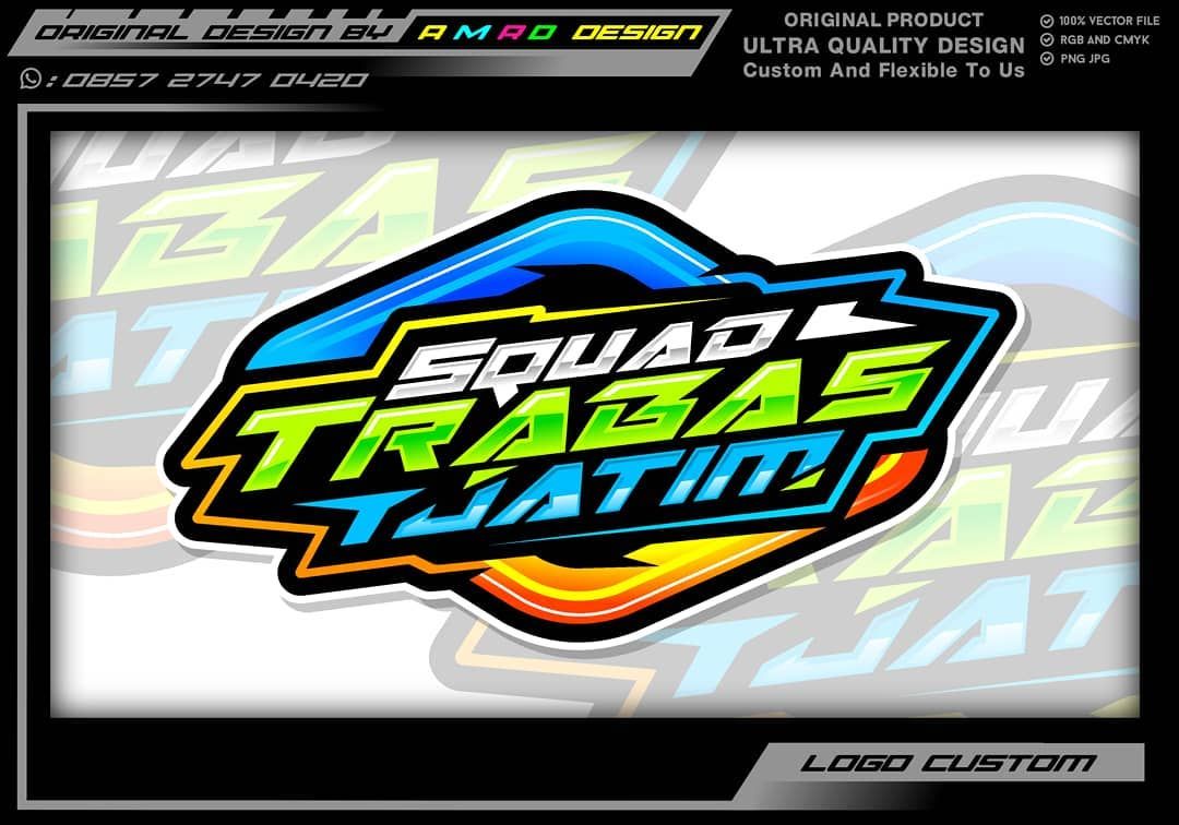 Detail Desain Stiker Racing Nama Nomer 8