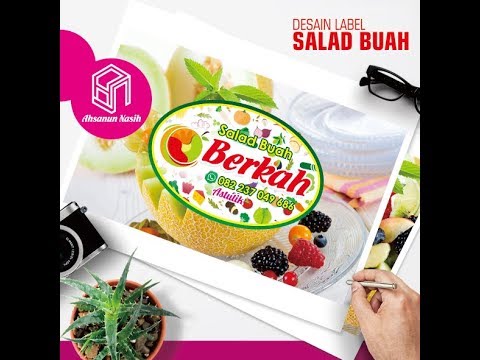 Detail Desain Stiker Salad Buah Nomer 58