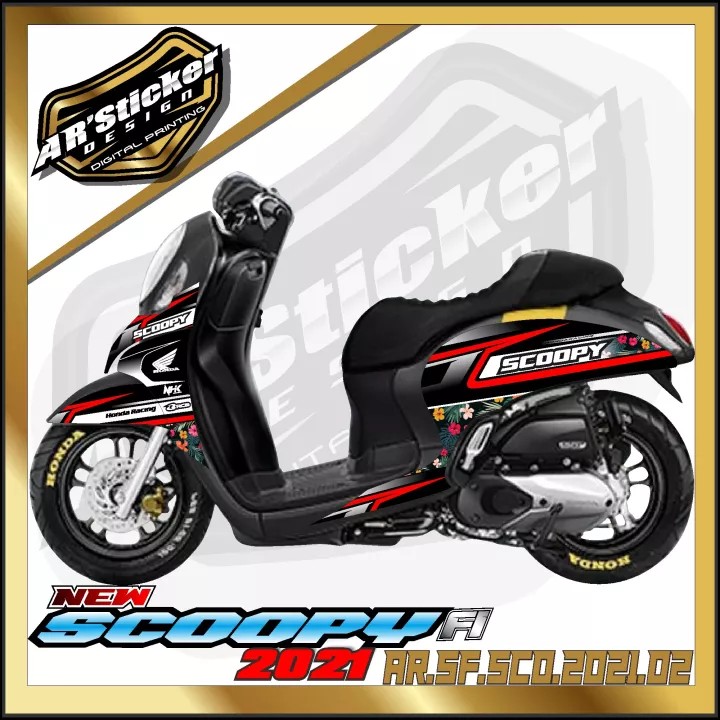 Desain Stiker Scoopy - KibrisPDR