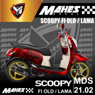 Detail Desain Stiker Scoopy Nomer 16