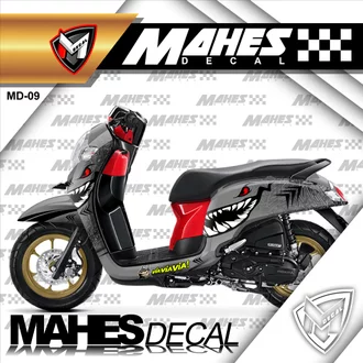 Detail Desain Stiker Scoopy Nomer 18