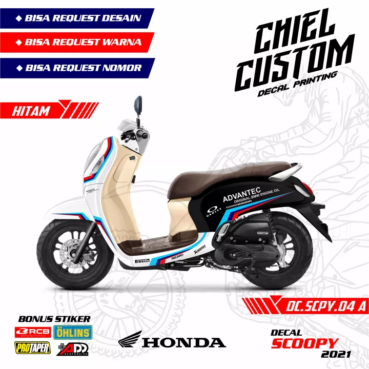 Detail Desain Stiker Scoopy Nomer 4