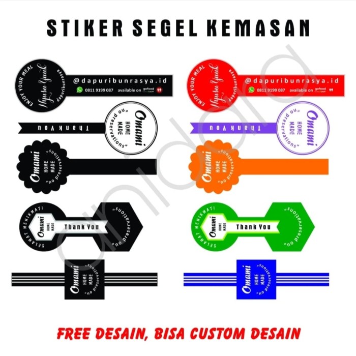 Detail Desain Stiker Segel Nomer 32