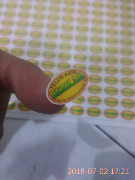 Detail Desain Stiker Telur Asin Nomer 7