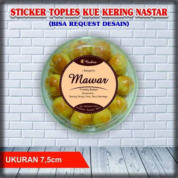 Detail Desain Stiker Toples Kue Kering Nomer 56