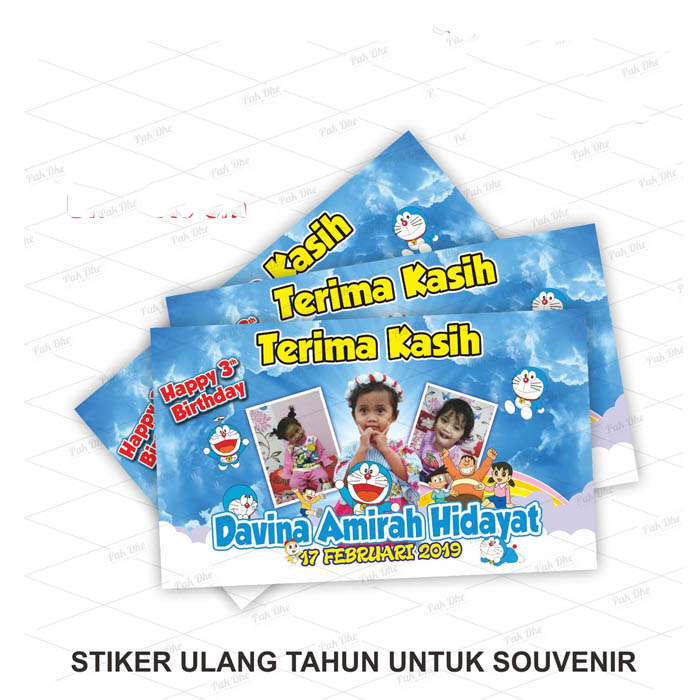 Detail Desain Stiker Ulang Tahun Anak Nomer 26