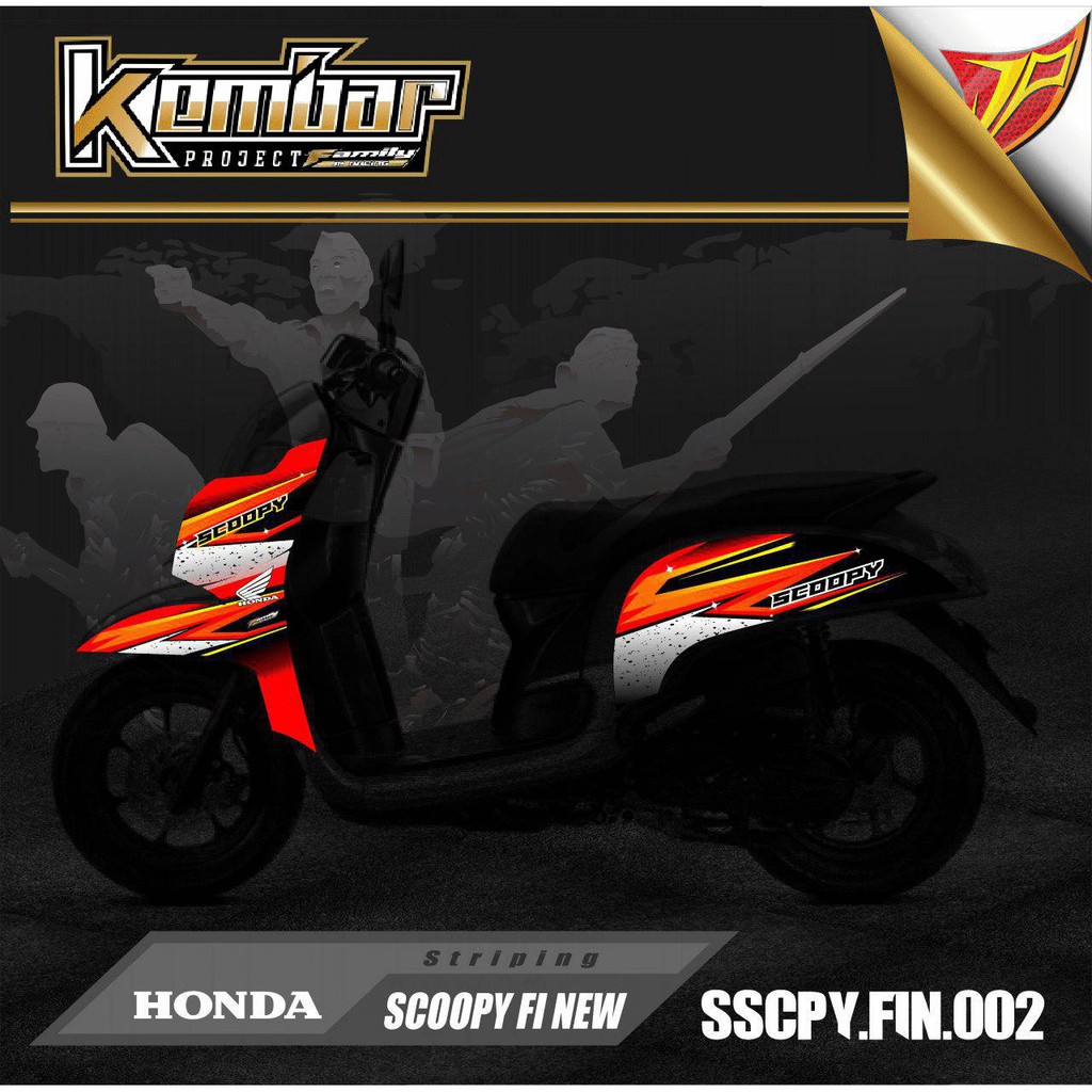 Detail Desain Striping Motor Balap Nomer 18