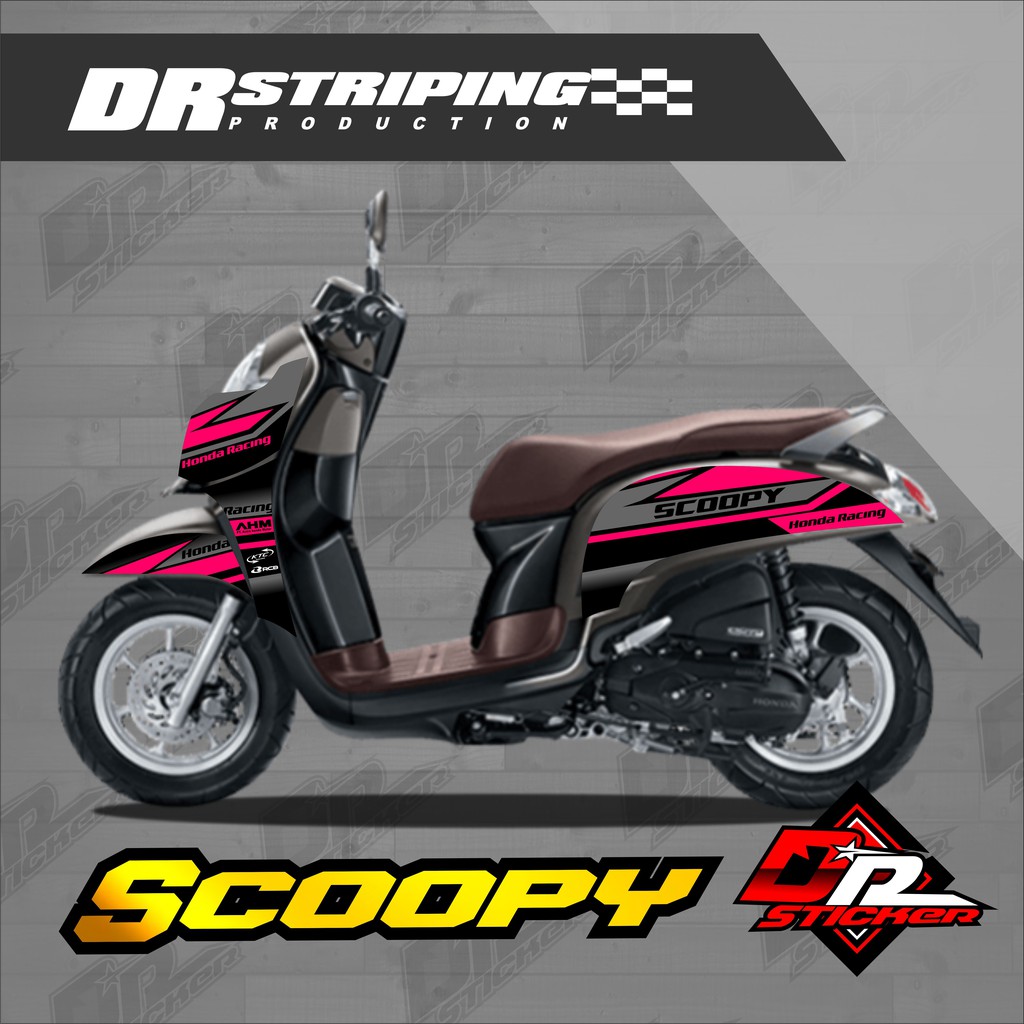 Detail Desain Striping Motor Balap Nomer 26