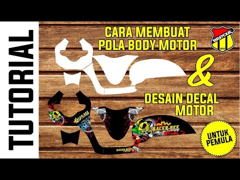 Detail Desain Striping Motor Sendiri Nomer 40