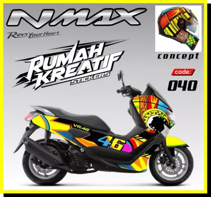 Detail Desain Striping Nmax Nomer 27