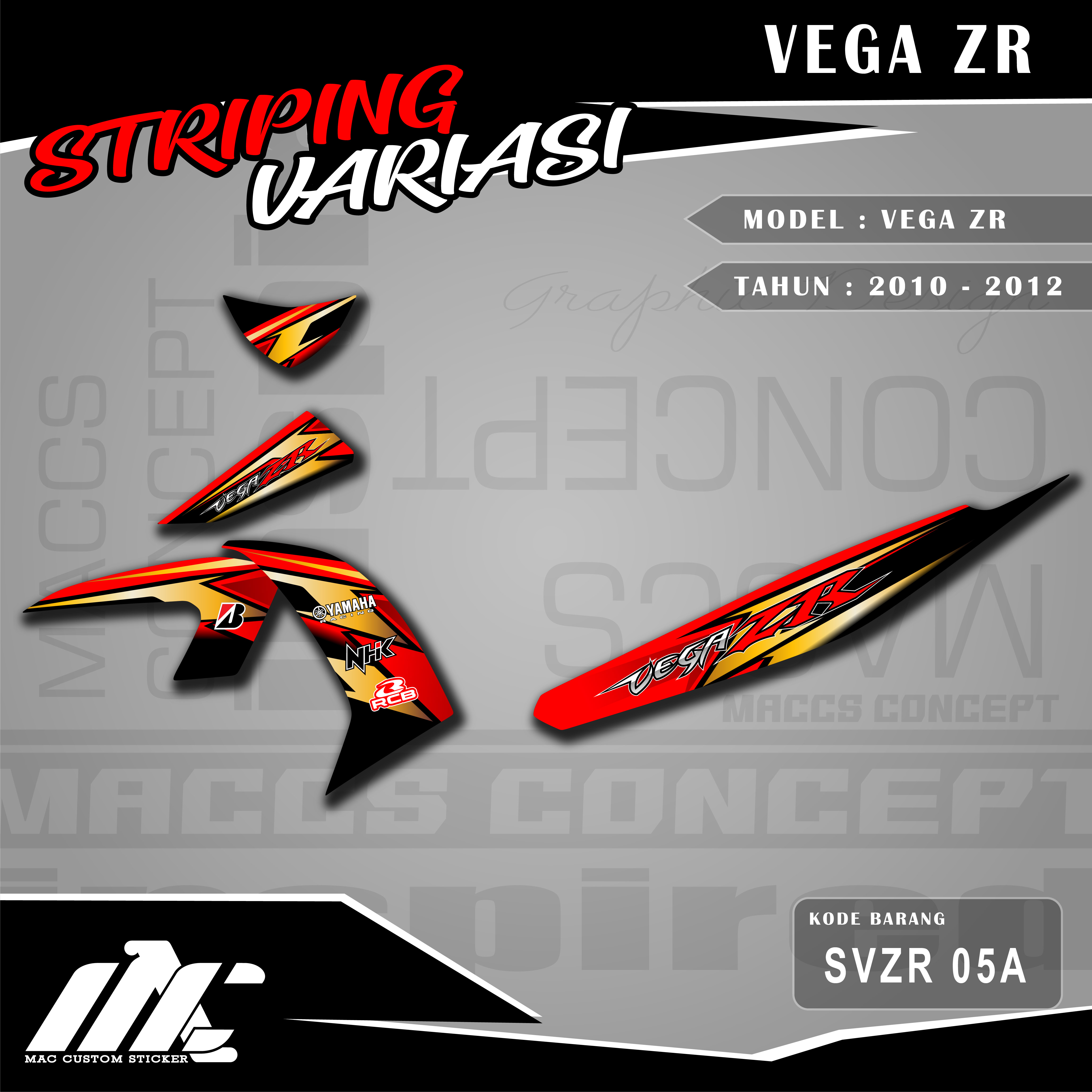 Detail Desain Striping Vega Zr Nomer 11