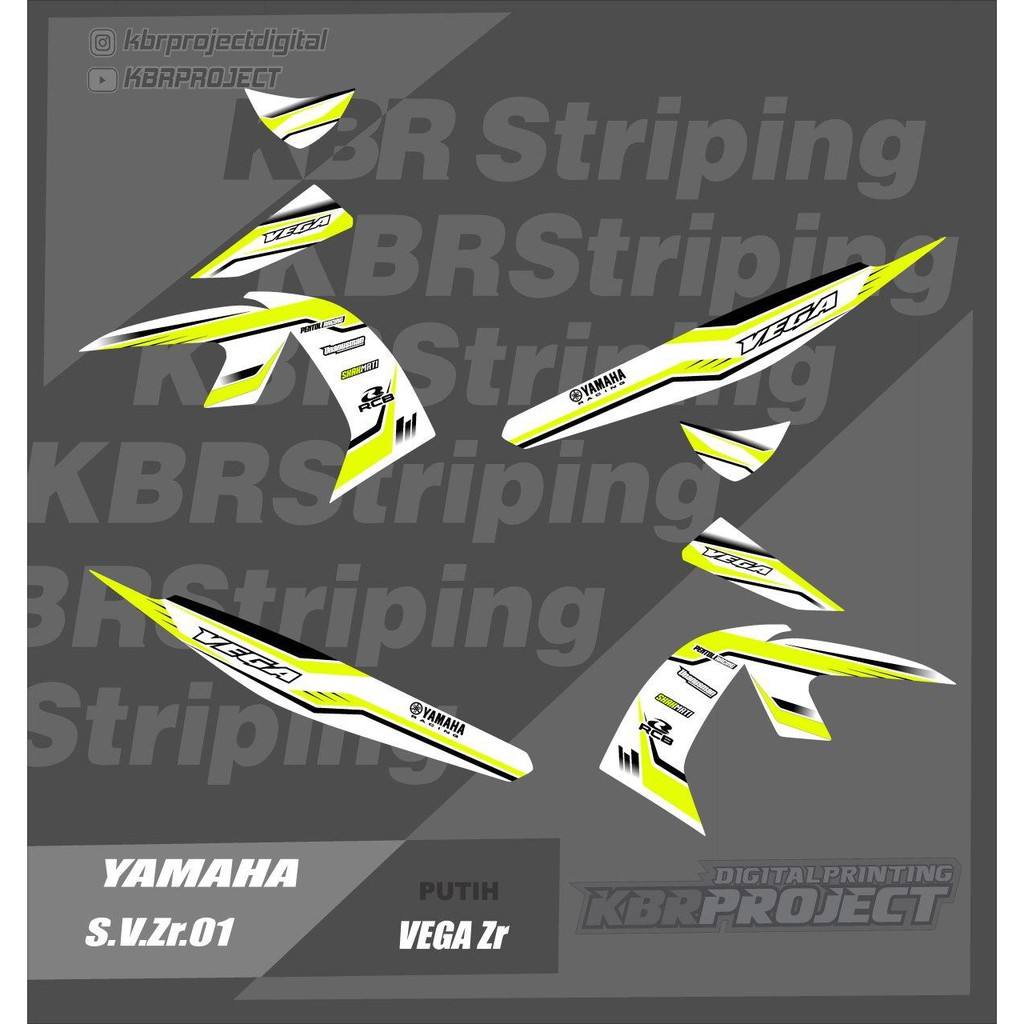 Detail Desain Striping Vega Zr Nomer 17