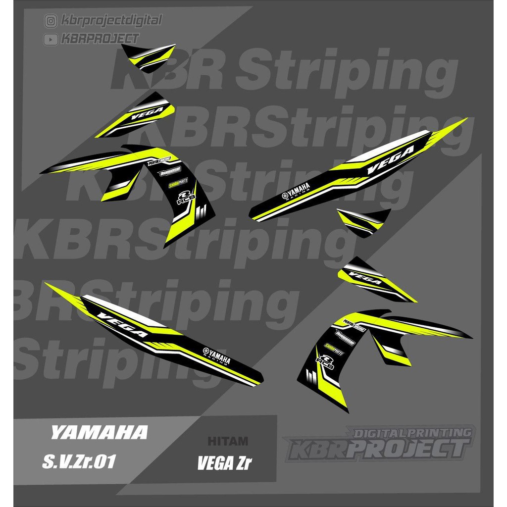 Detail Desain Striping Vega Zr Nomer 3