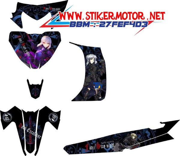 Detail Desain Striping Vega Zr Nomer 32