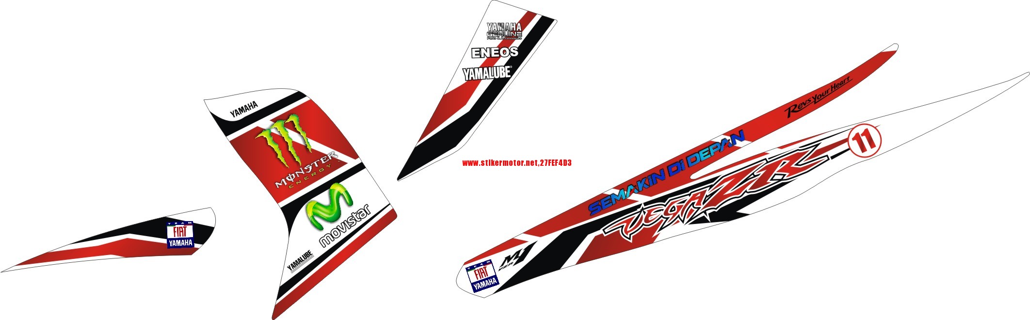 Detail Desain Striping Vega Zr Nomer 46