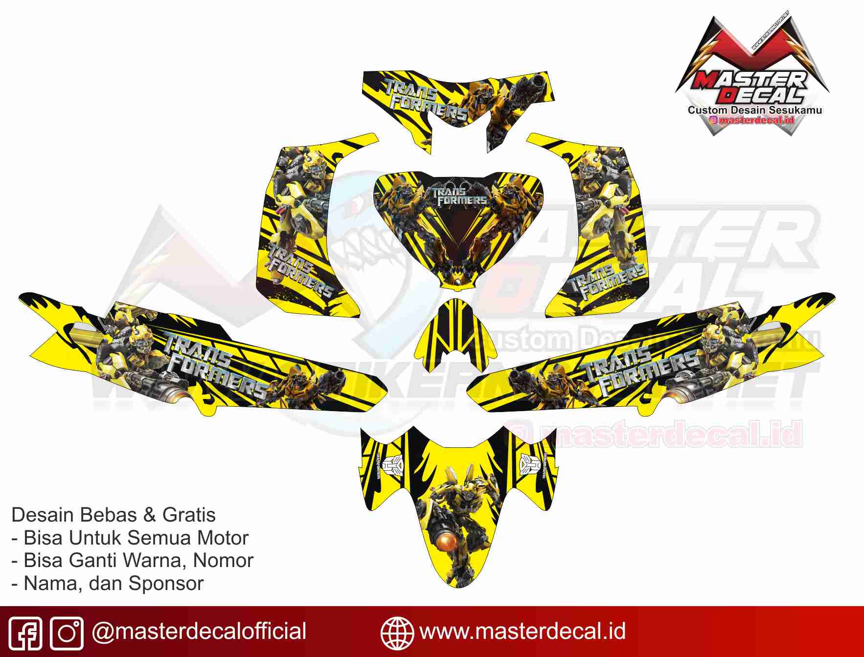 Detail Desain Striping Vega Zr Nomer 6