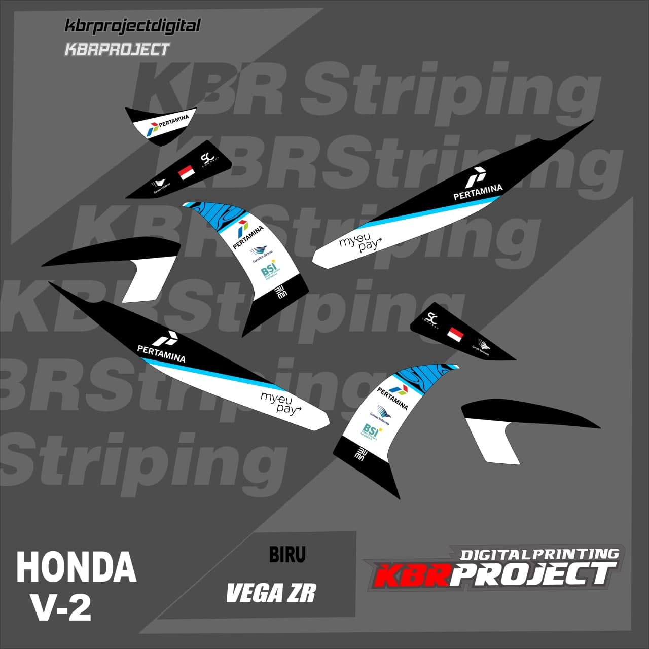 Detail Desain Striping Vega Zr Nomer 50