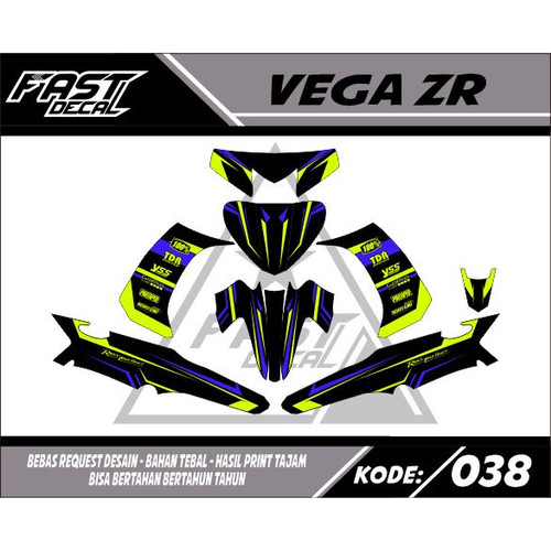 Detail Desain Striping Vega Zr Nomer 54