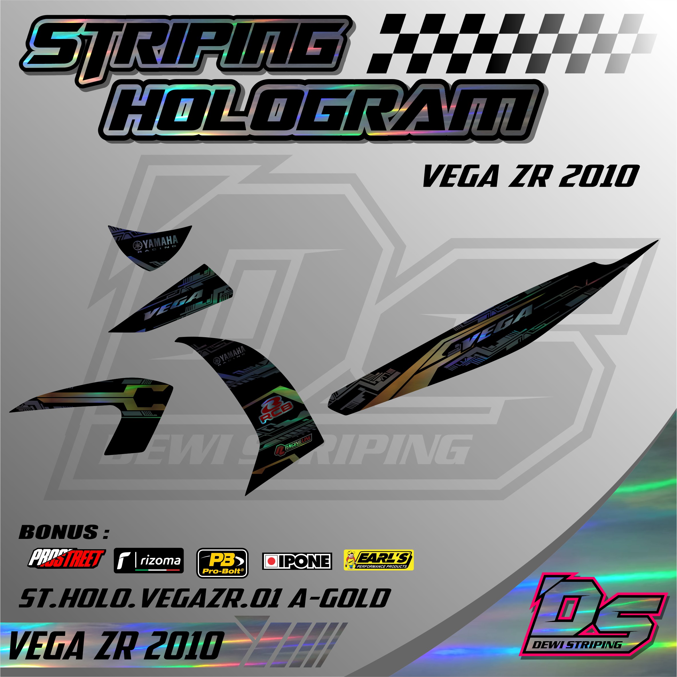 Detail Desain Striping Vega Zr Nomer 59