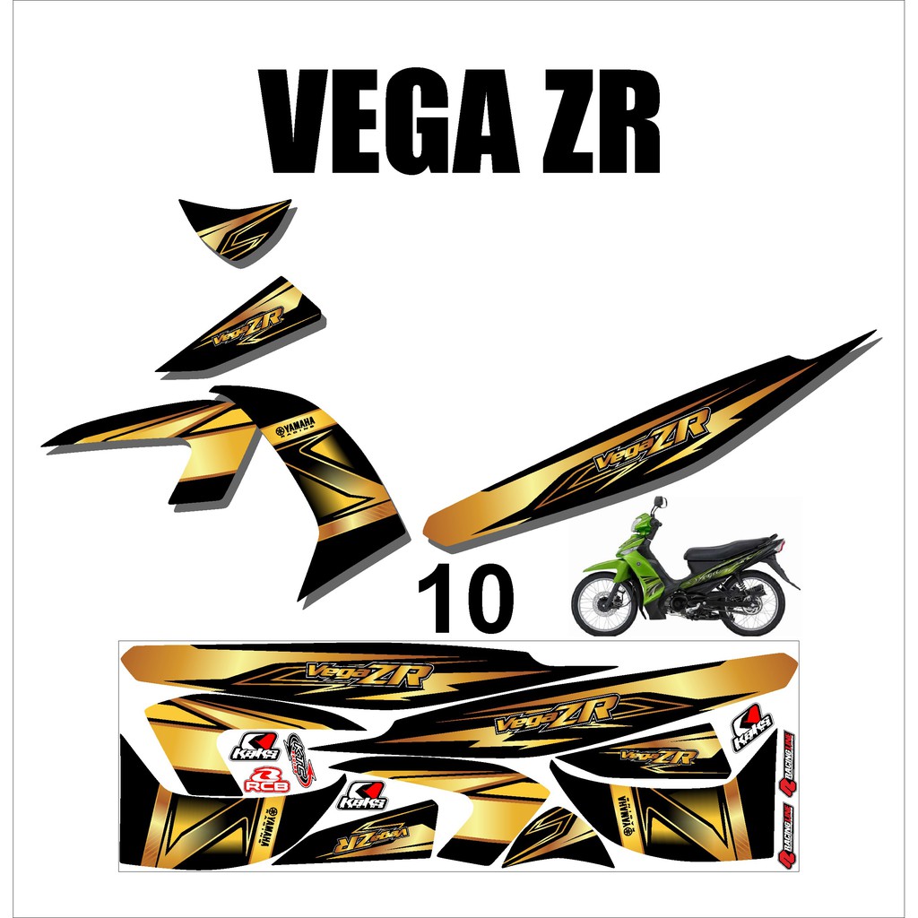 Detail Desain Striping Vega Zr Nomer 10