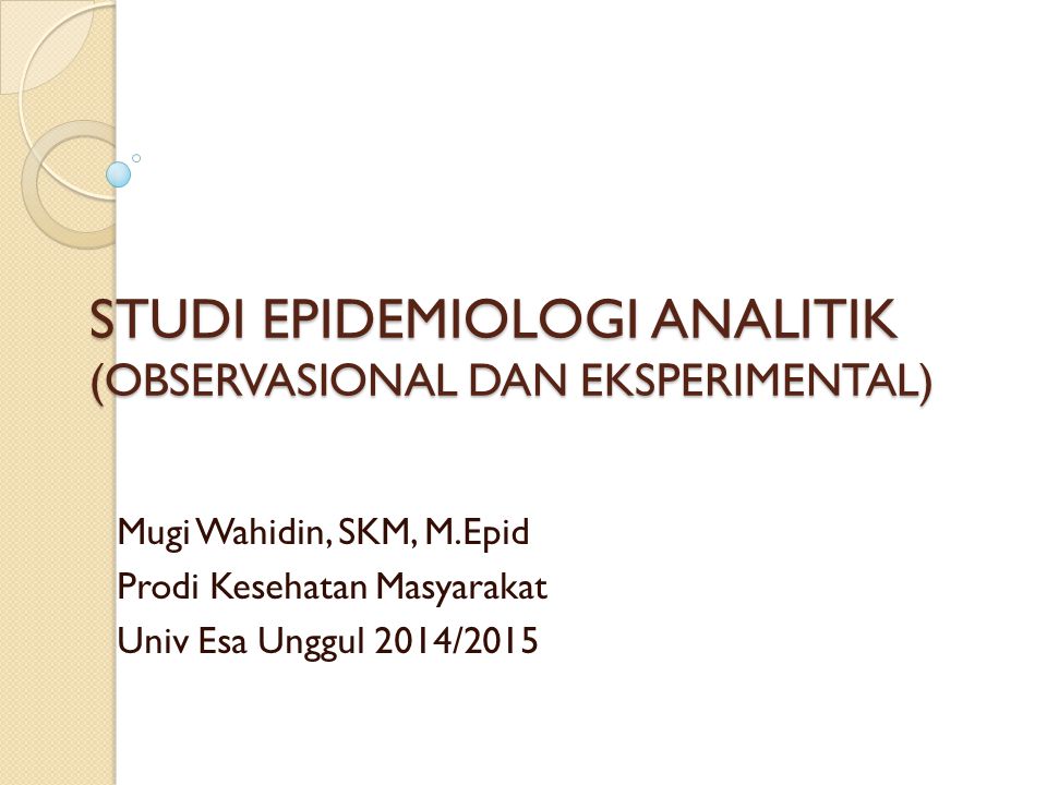 Detail Desain Studi Epidemiologi Nomer 35