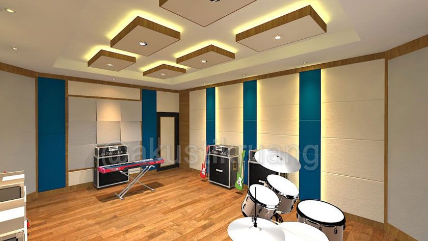 Detail Desain Studio Rekaman Minimalis Nomer 28