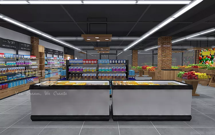 Detail Desain Supermarket Modern Nomer 27