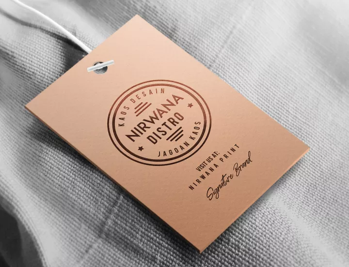 Detail Desain Tag Baju Nomer 30