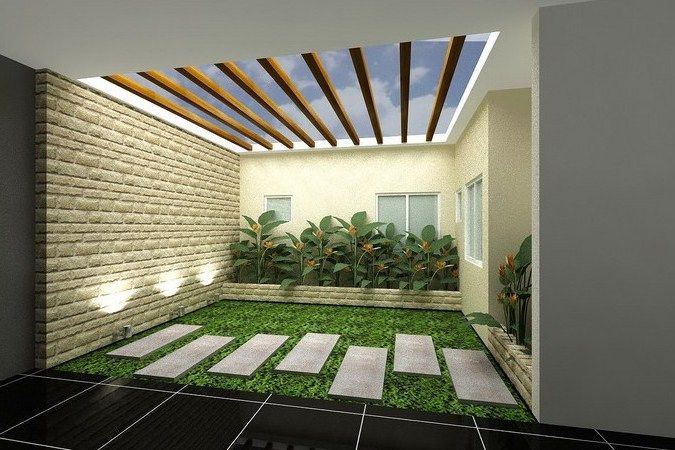 Detail Desain Taman Dalam Rumah Minimalis Nomer 7