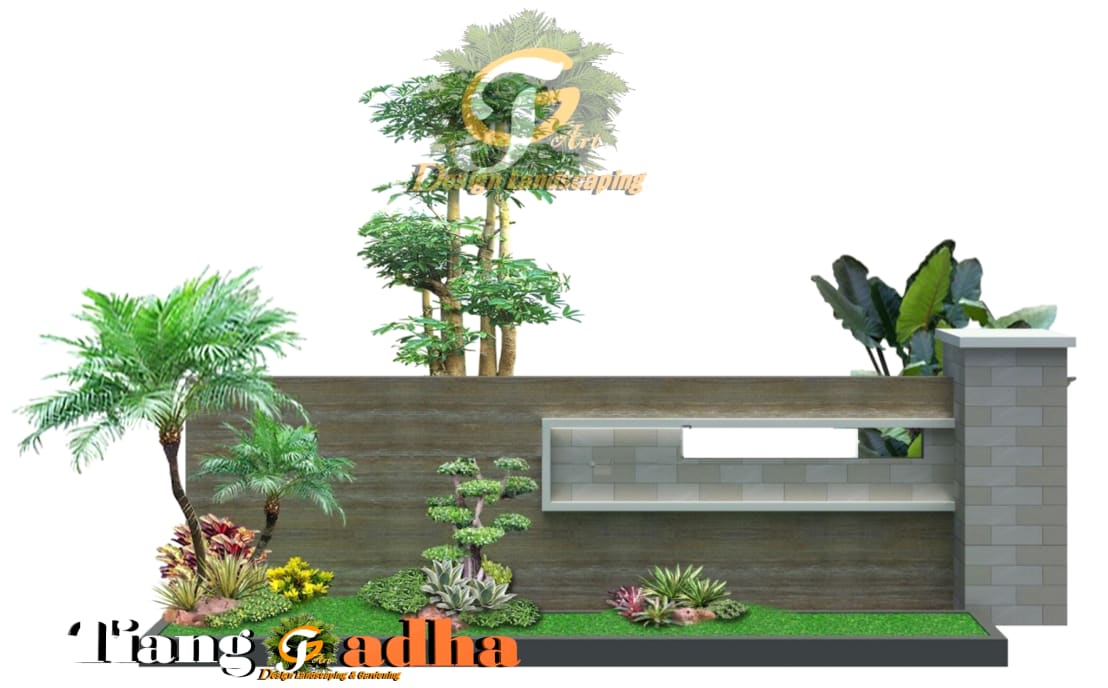 Detail Desain Taman Depan Pagar Rumah Nomer 2