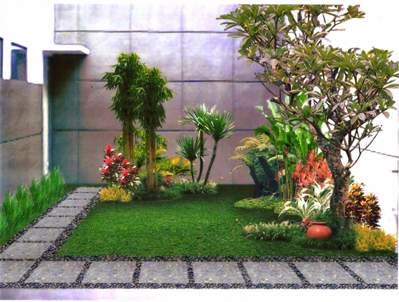 Detail Desain Taman Depan Rumah Kecil Nomer 12