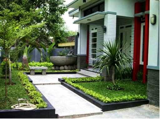 Detail Desain Taman Depan Rumah Minimalis Lahan Sempit Nomer 43