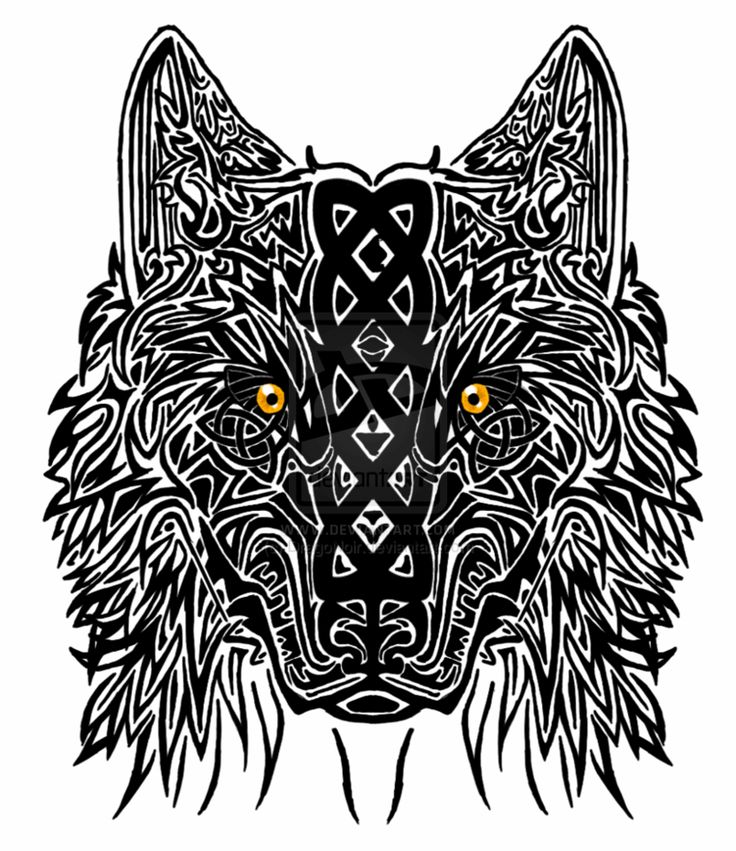 Detail Fenrir Tattoo Vorlage Nomer 21