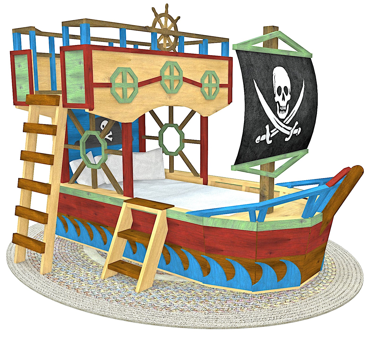 Detail Pirate Ship Moon Nomer 26