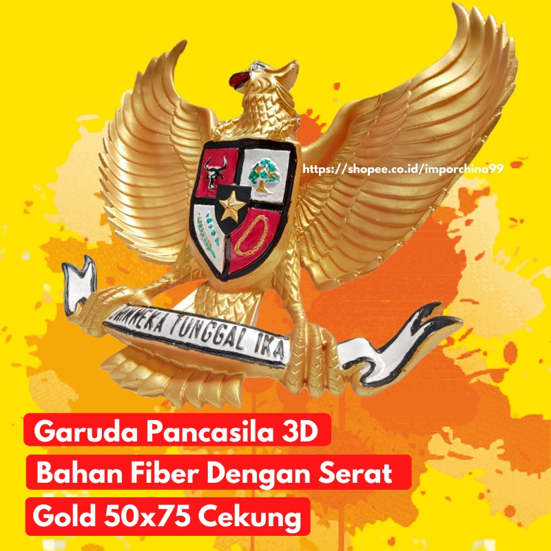 Detail Logo Garuda Emas Timbul Nomer 39